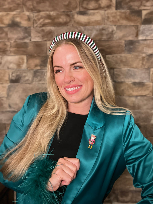 Bear Nutcracker | Magnetic Brooch Pin