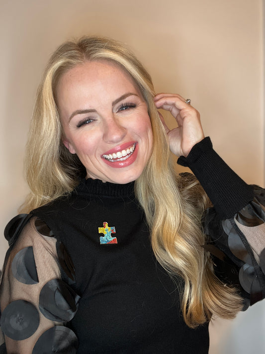 Autism Puzzle | Magnetic Brooch Pin