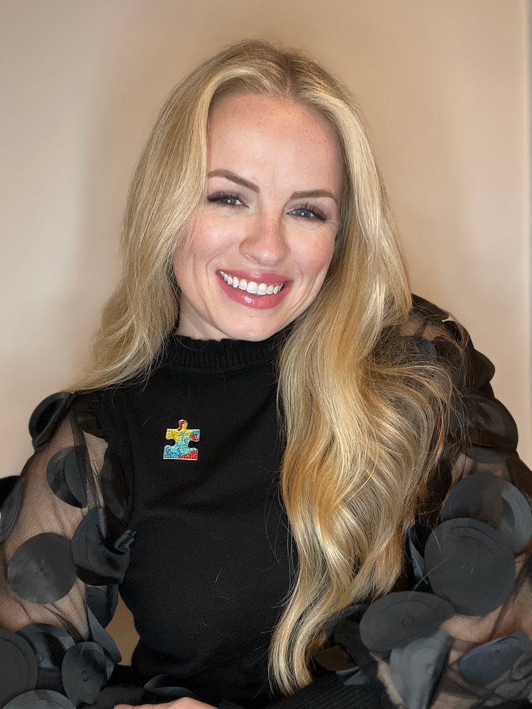 Autism Puzzle | Magnetic Brooch Pin