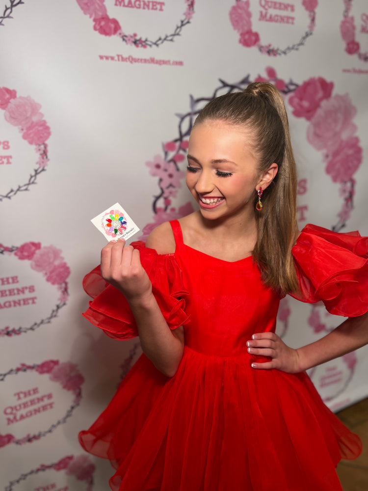 Rainbow Sunflower | Magnetic Brooch Pin