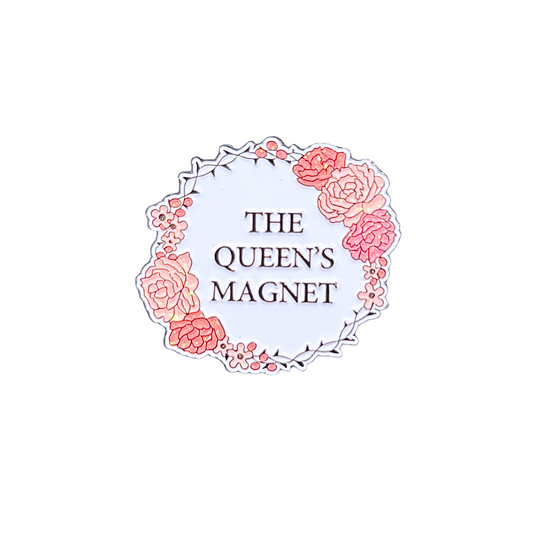 The Queen's Magnet Logo | Magnetic Brooch Pin