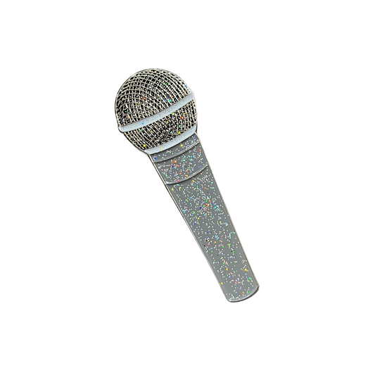 Microphone | Magnetic Brooch Pin