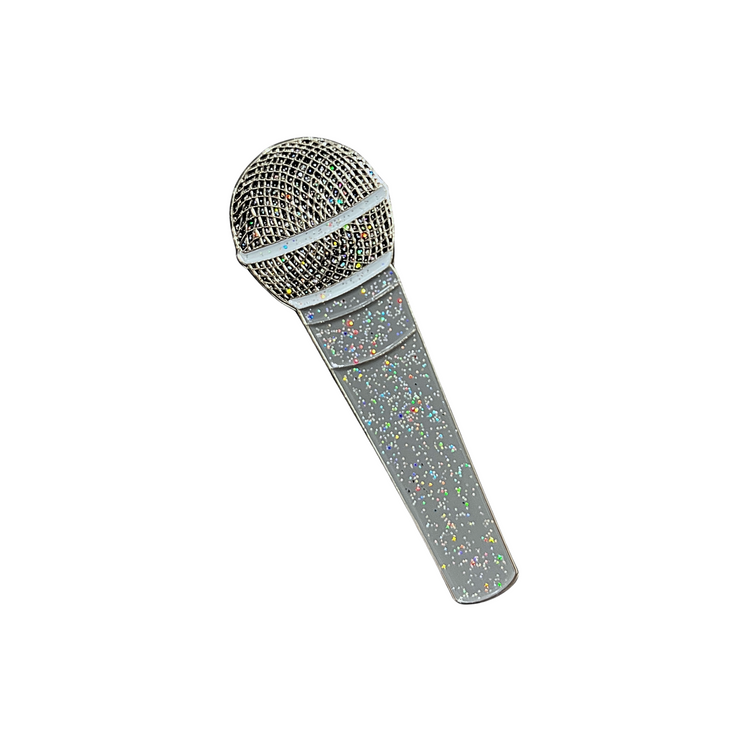 Microphone | Magnetic Brooch Pin