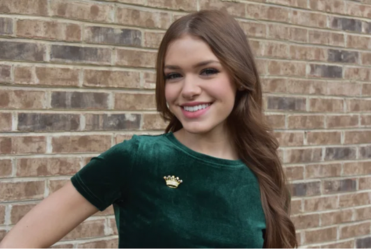 Streets of Gold Crown | Magnetic Brooch Pin