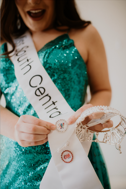 Single Stones 1" Custom | Magnetic Brooch Pin