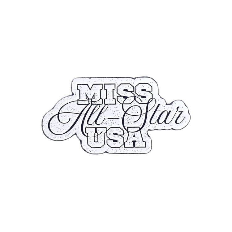 Miss All-Star USA Logo | Magnetic Brooch Pin