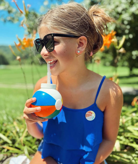 Beach Ball | Magnetic Brooch Pin