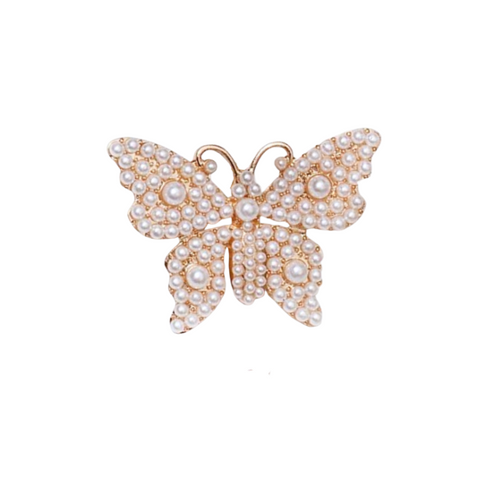 Pearl Butterfly | Magnetic Brooch Pin