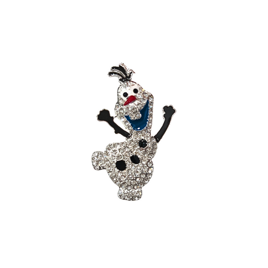 Warm Hugs Snowman | Magnetic Brooch Pin