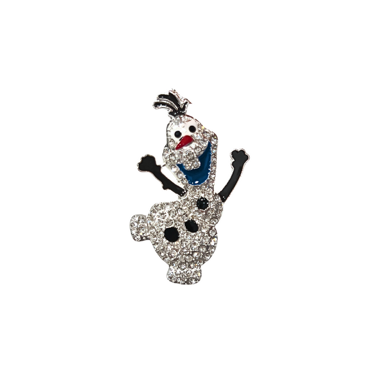 Warm Hugs Snowman | Magnetic Brooch Pin