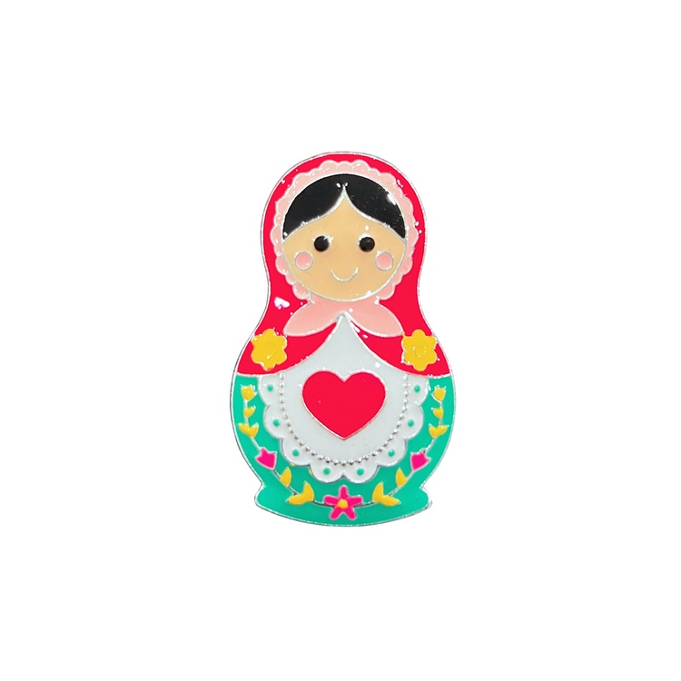 Nesting Doll | Magnetic Brooch Pin
