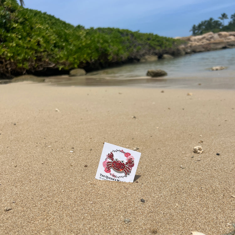 Crab | Magnetic Brooch Pin