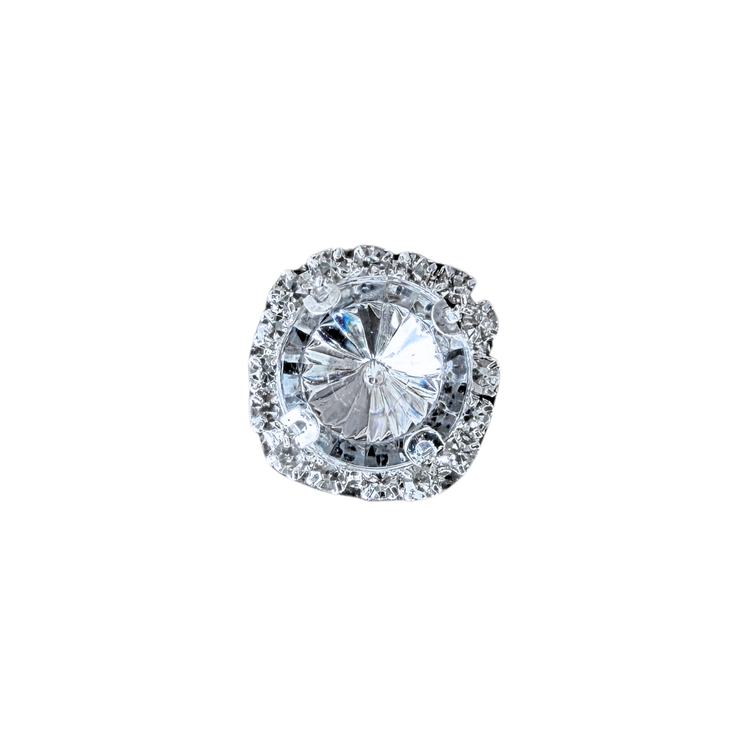 Encased Crystal | Magnetic Brooch Pin