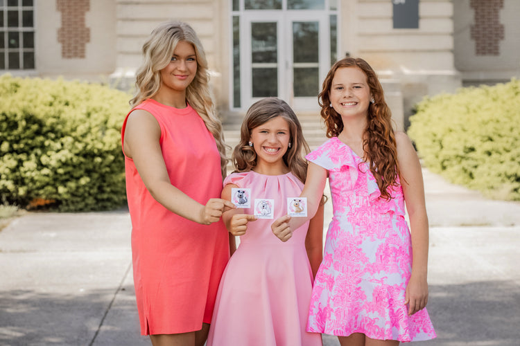 White Dog | Magnetic Brooch Pin