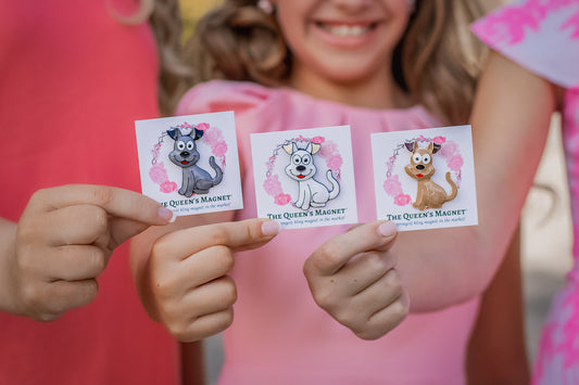 Tan Dog | Magnetic Brooch Pin