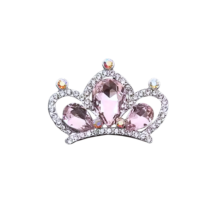 Eden Pink Crown | Magnetic Brooch Pin