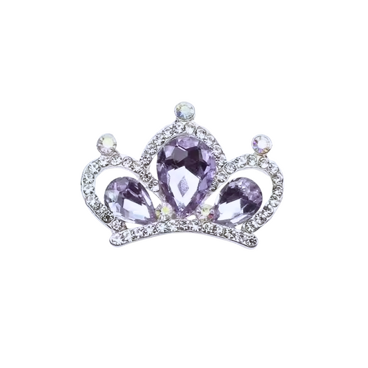 Eden Purple Crown | Magnetic Brooch Pin
