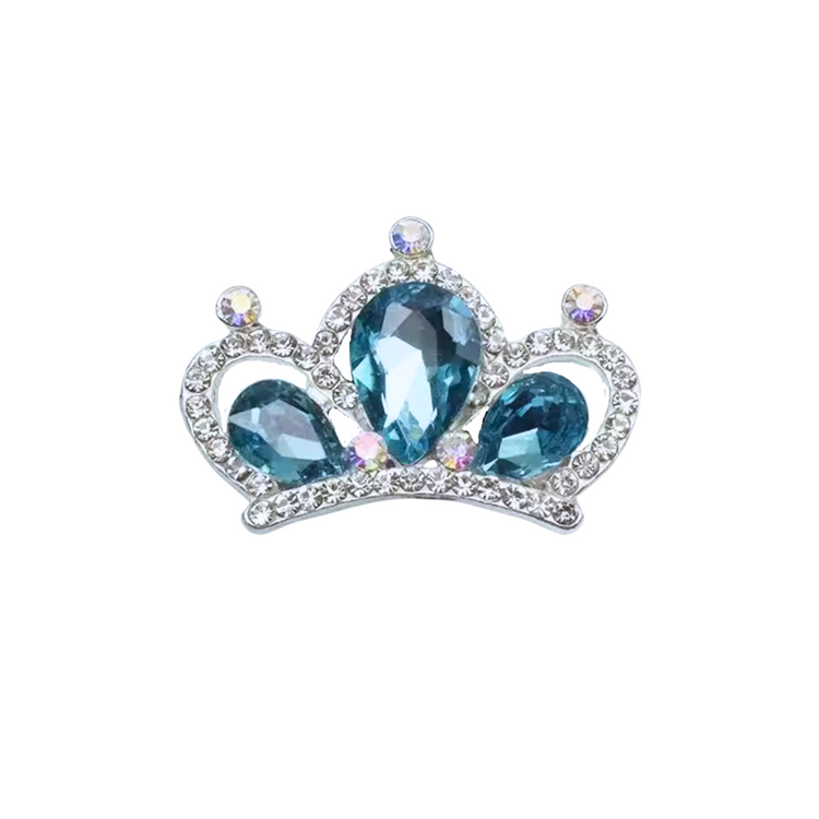 Eden Teal Crown | Magnetic Brooch Pin