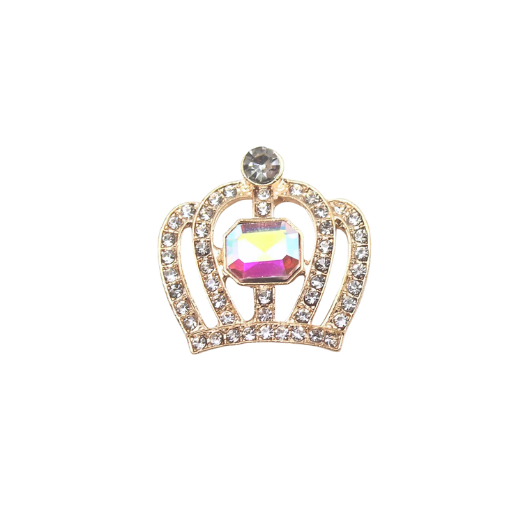 Embrace AB Crown | Magnetic Brooch Pin