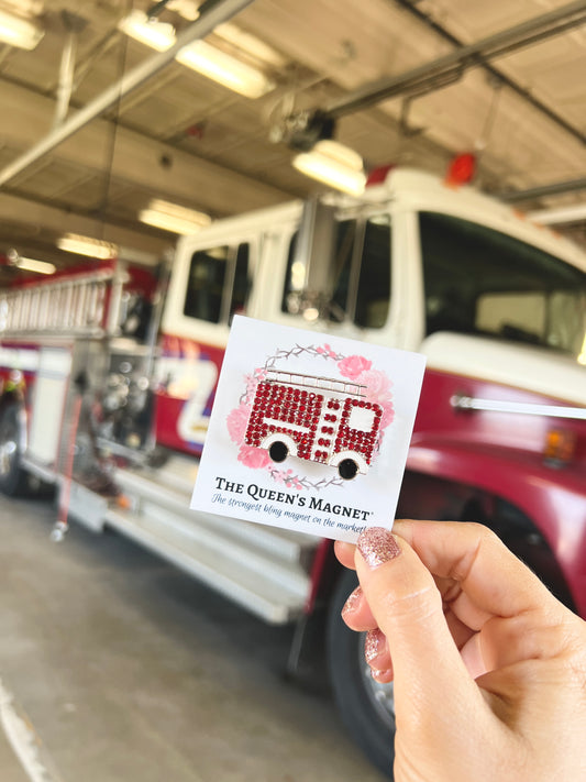Firetruck | Magnetic Brooch Pin