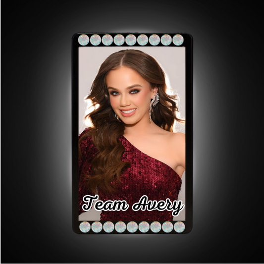 Glow Bling Custom Photo Badge