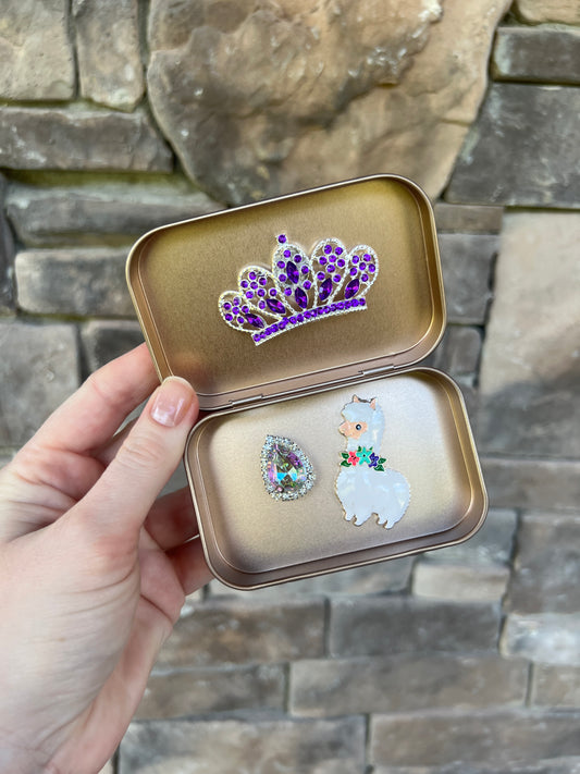 Lavish Gold | Magnetic Storage Box