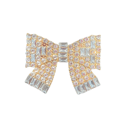 Supreme Gold Bow | Magnetic Brooch Pin