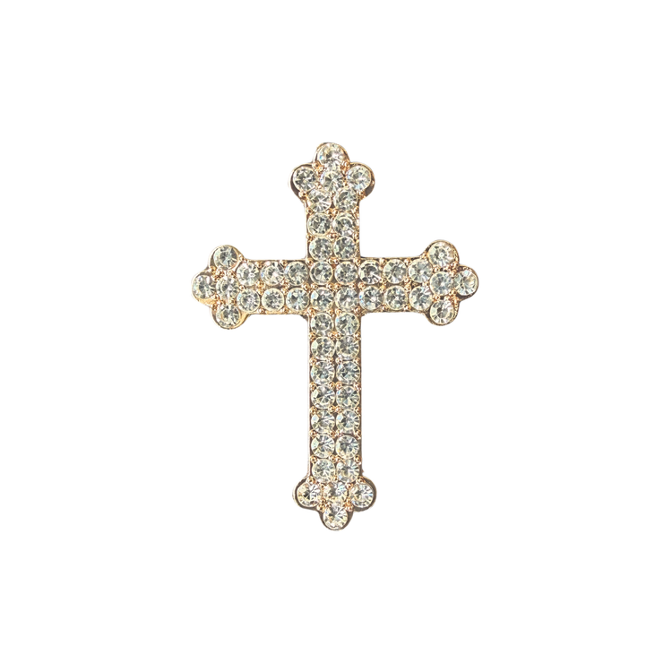 Gold Cross | Magnetic Brooch Pin