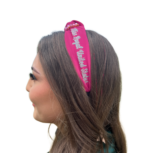 Personalized Title Headband