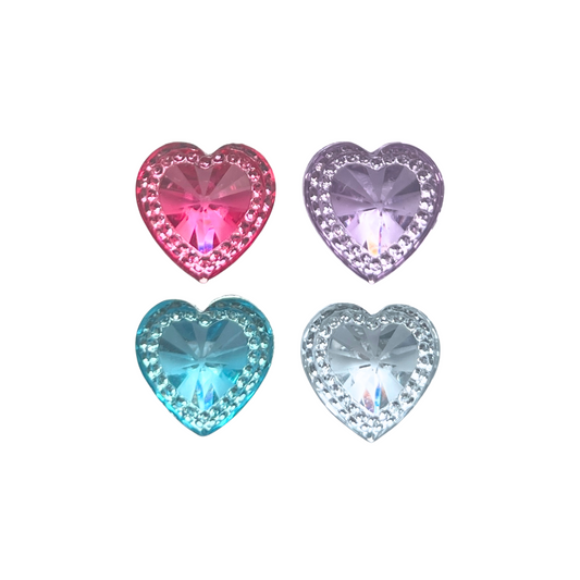 Gemstone Heart | Magnetic Brooch Pin