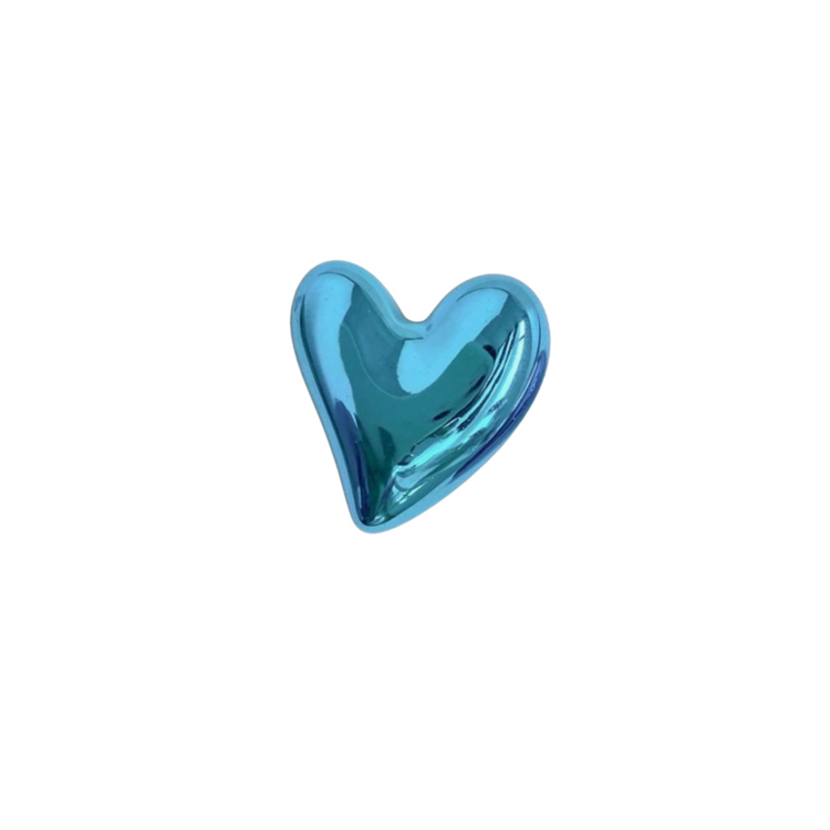 Blue Heart | Magnetic Brooch Pin