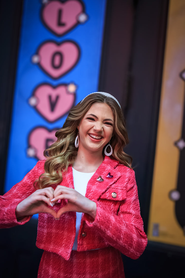 Pink Heart | Magnetic Brooch Pin