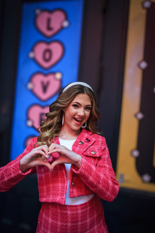 Pink Heart | Magnetic Brooch Pin