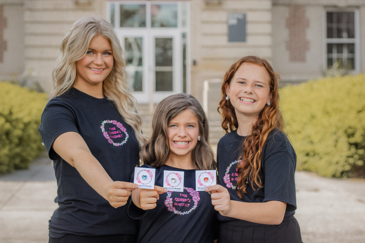 Gemstone Heart | Magnetic Brooch Pin