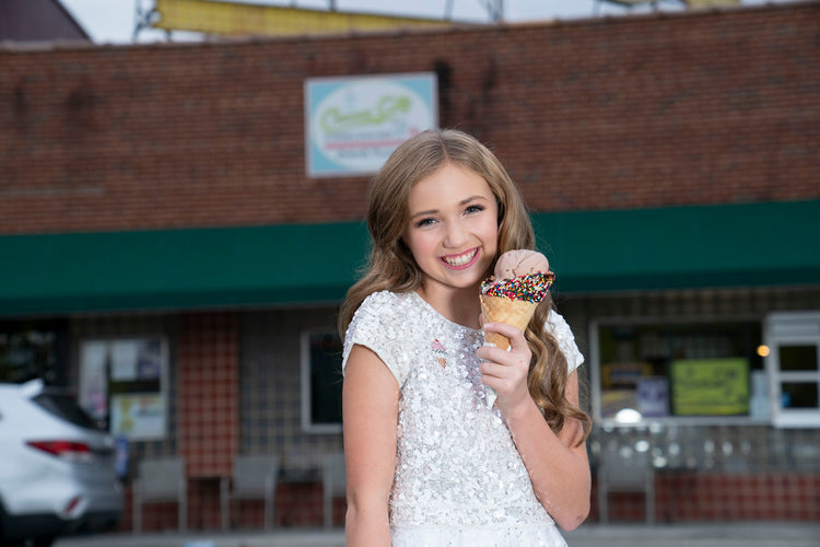 Ice Cream | Magnetic Brooch Pin