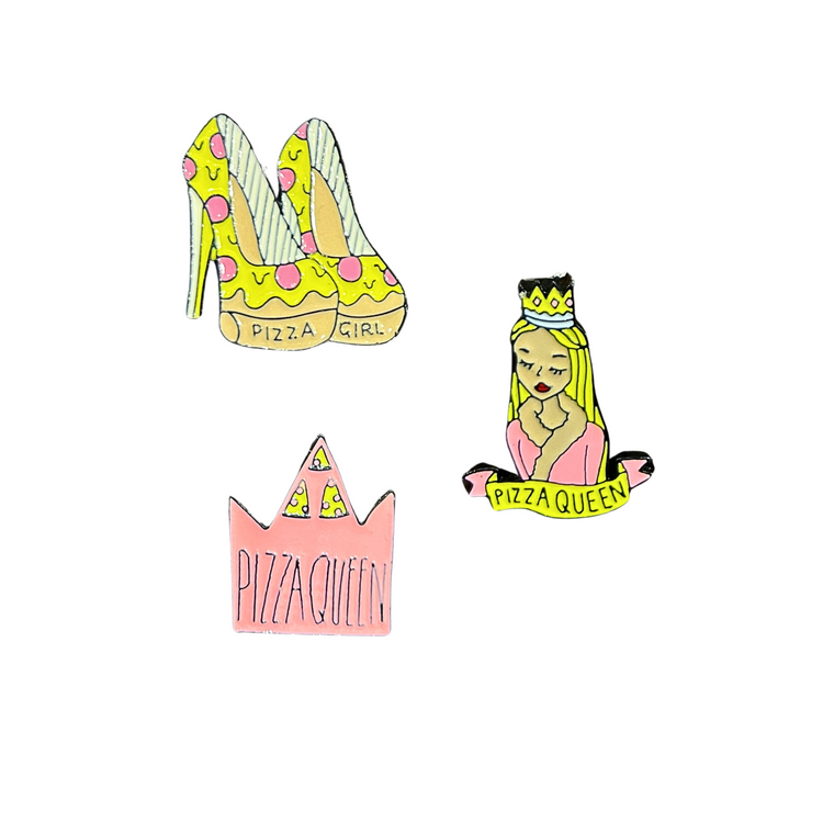 Pizza Queen | Magnetic Brooch Pin