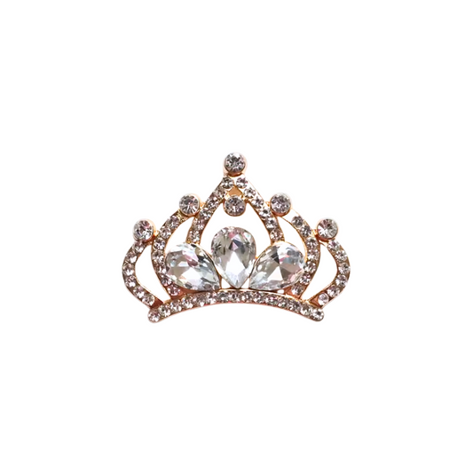 Naomi Gold Crown | Magnetic Brooch Pin