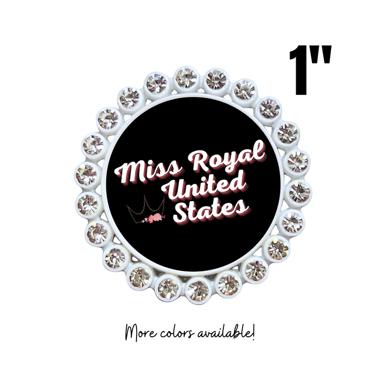 Sparkle 1" Custom | Magnetic Brooch Pin