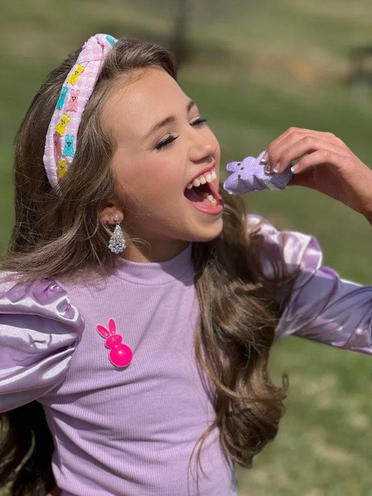 Marshmallow Bunny | Magnetic Brooch Pin