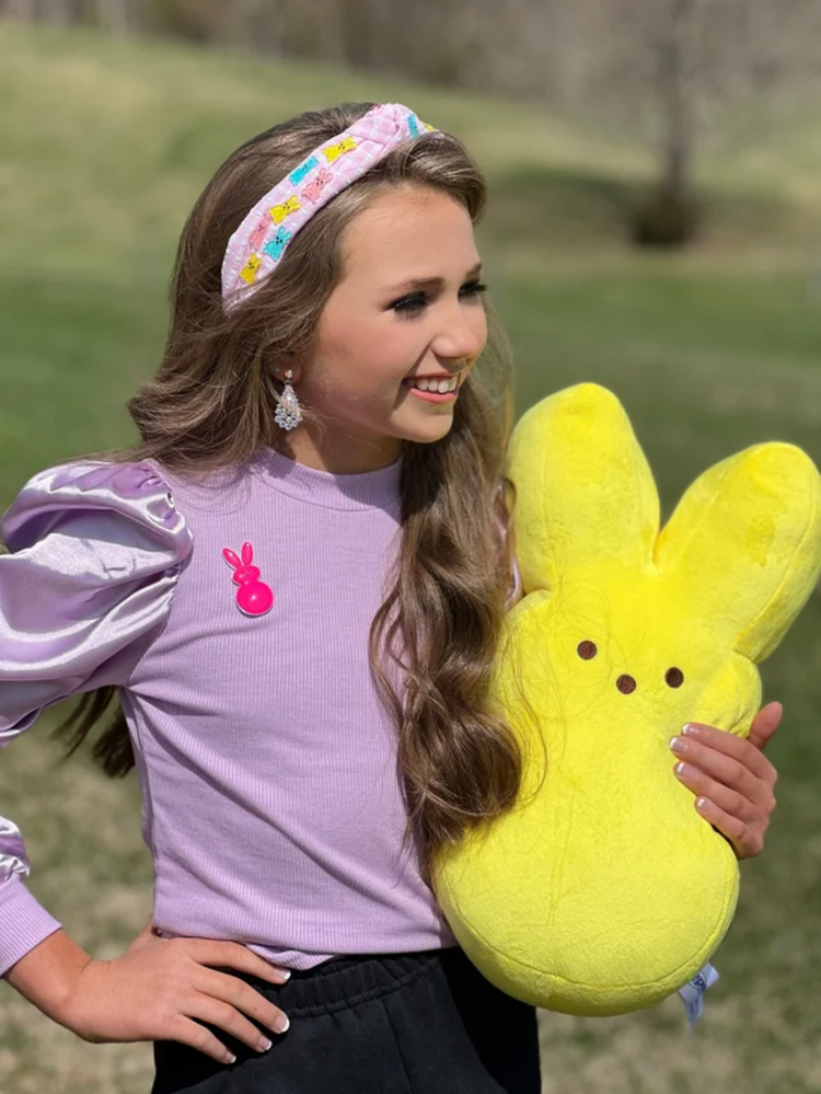 Marshmallow Bunny | Magnetic Brooch Pin