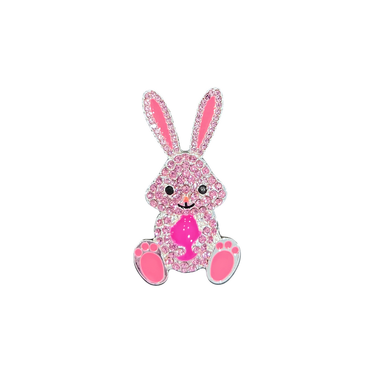 Pink Bunny | Magnetic Brooch Pin