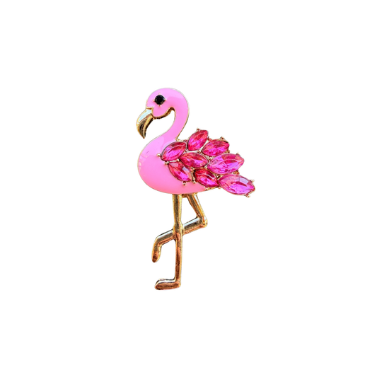 Bling Flamingo | Magnetic Brooch Pin