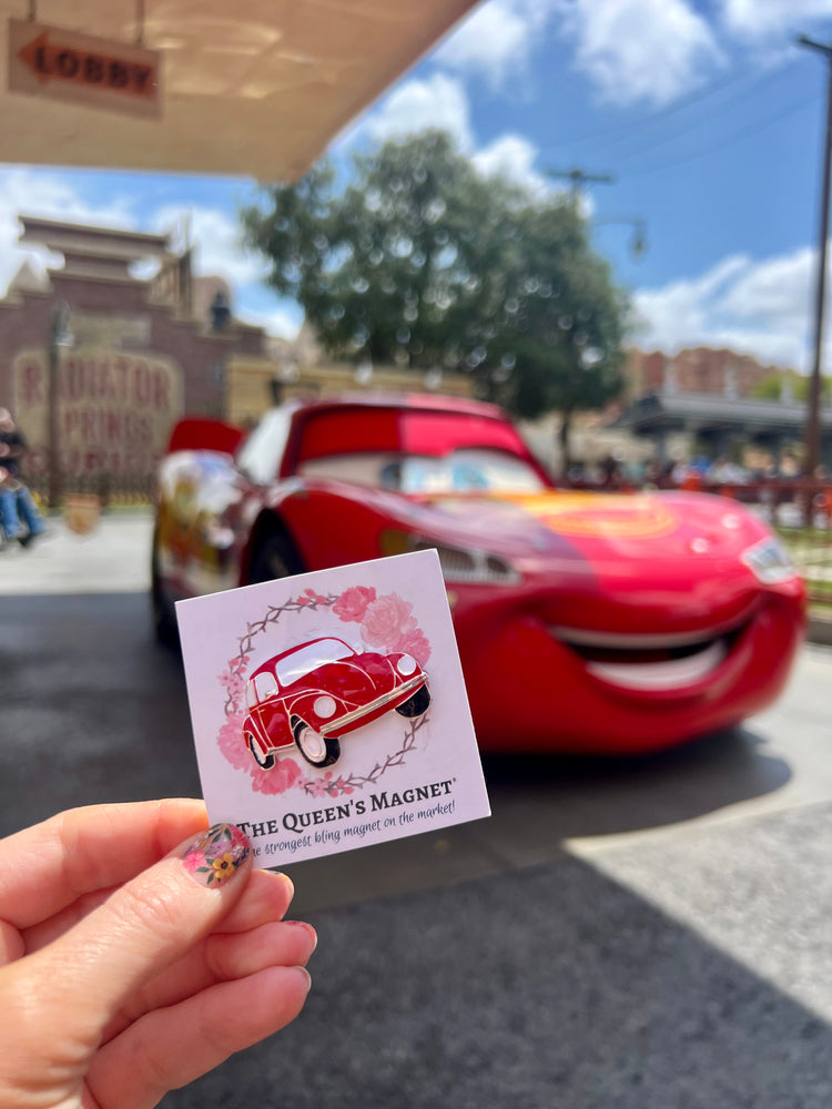 Red Car | Magnetic Brooch Pin
