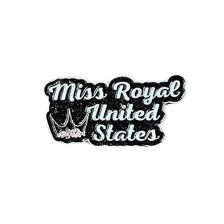Miss Royal United States Logo | Magnetic Brooch Pin