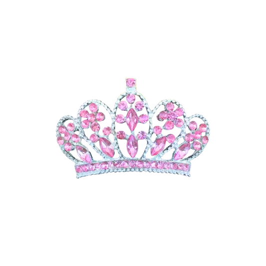 Ruth Pink Crown | Magnetic Brooch Pin