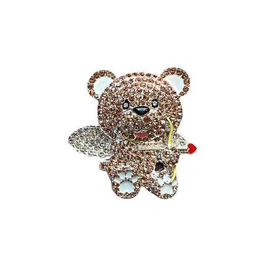 Cupid Bear | Magnetic Brooch Pin