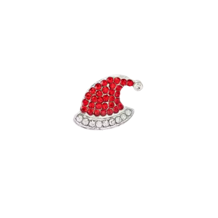 Petite Santa Hat | Magnetic Brooch Pin