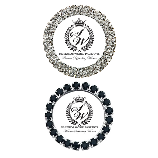 Ms. Senior World Pageants | Magnetic Brooch Pin