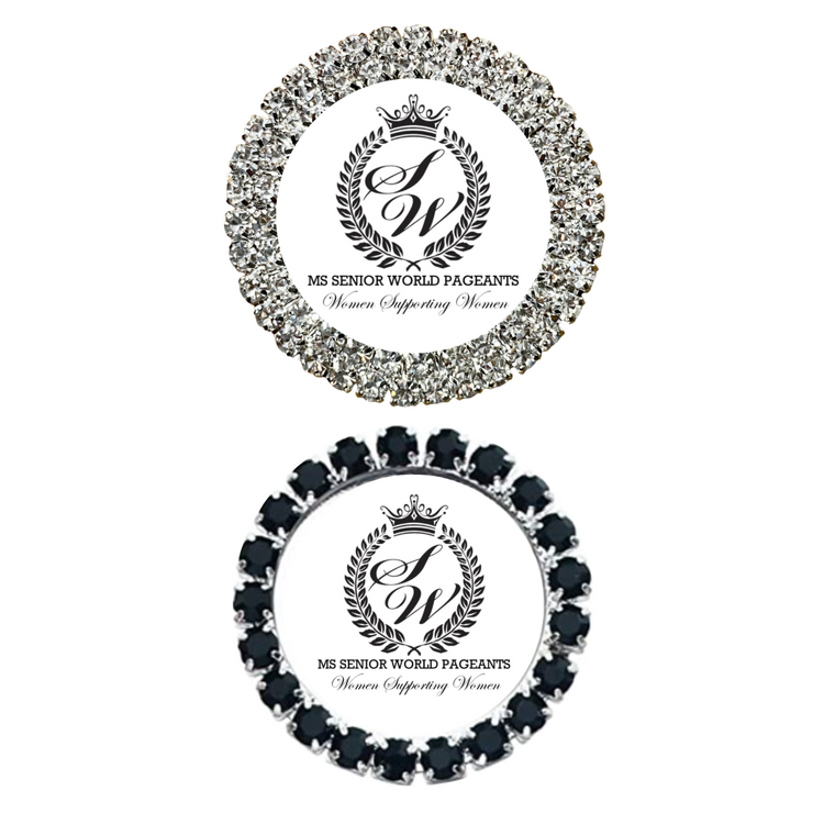 Ms. Senior World Pageants | Magnetic Brooch Pin