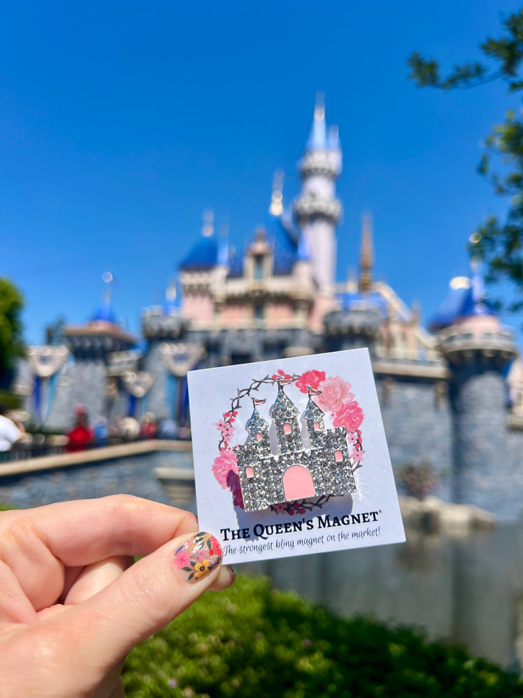 Silver Castle | Magnetic Brooch Pin
